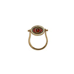 LA2L LUNA Garnet Pivot Ring - Big Bag NY
