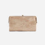 Hobo Lauren Clutch-Wallet in Metallic Leather Gold - Big Bag NY