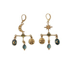 LA2L LUNA Mobile Asymmetrical Drop Earrings - Big Bag NY