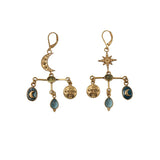 LA2L LUNA Mobile Asymmetrical Drop Earrings - Big Bag NY