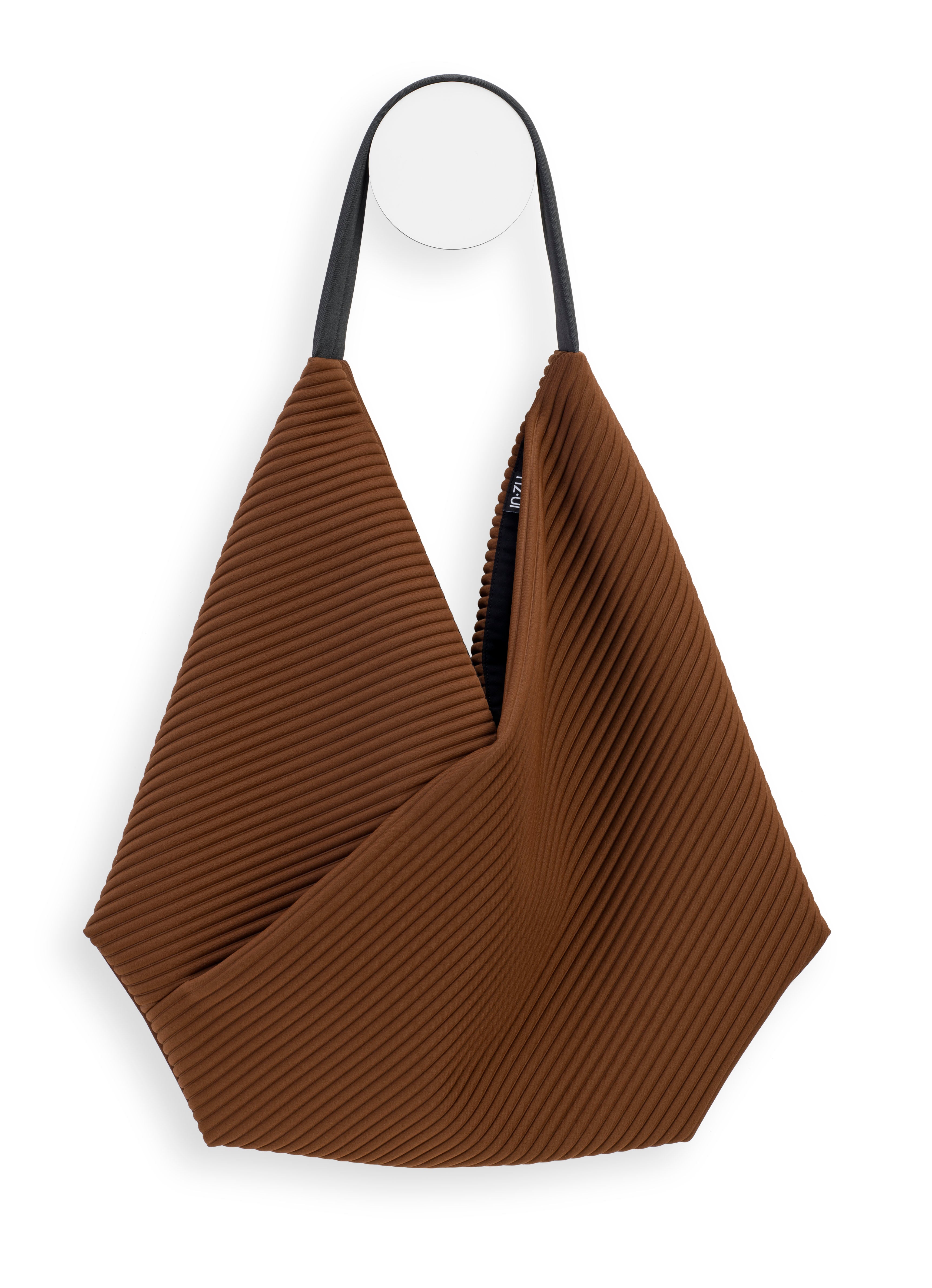 In.Zu Bevel Tote in Fired Brick - Big Bag NY