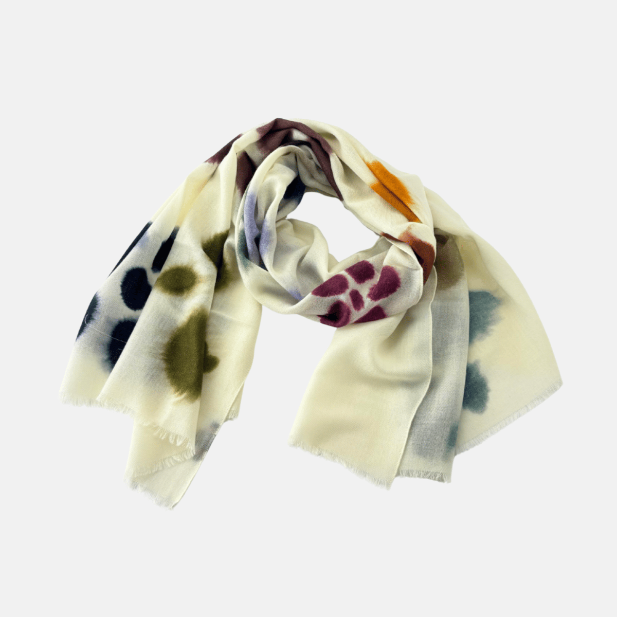 Barbieri Fall Floral Wool Scarf
 - Big Bag NY