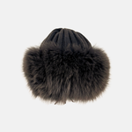 Bruno Carlo Cashmere Russian Hat in Brown - Big Bag NY