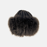Bruno Carlo Cashmere Russian Hat in Brown - Big Bag NY