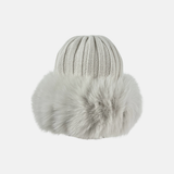 Bruno Carlo Cashmere Russian Hat in Cream - Big Bag NY