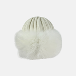 Bruno Carlo Cashmere Russian Hat in Cream - Big Bag NY