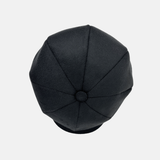 Bruno Carlo Wool Baseball Cap with Ear Flaps in Black - Big Bag NY