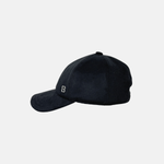 Bruno Carlo Wool Baseball Cap with Ear Flaps in Black - Big Bag NY