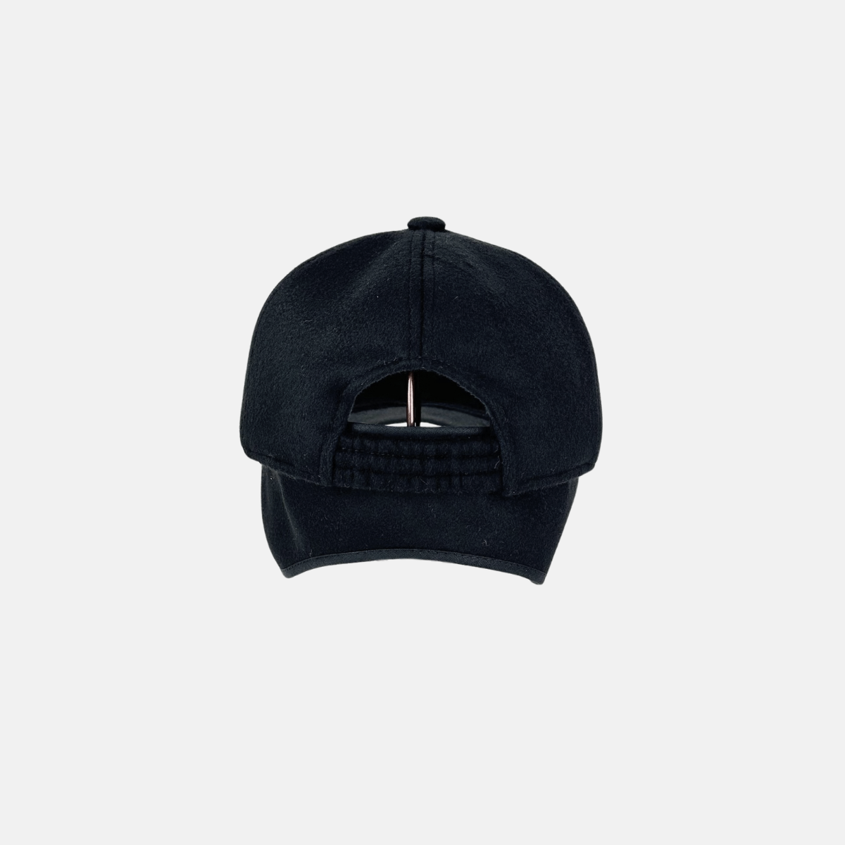 Bruno Carlo Wool Baseball Cap with Ear Flaps in Black - Big Bag NY
