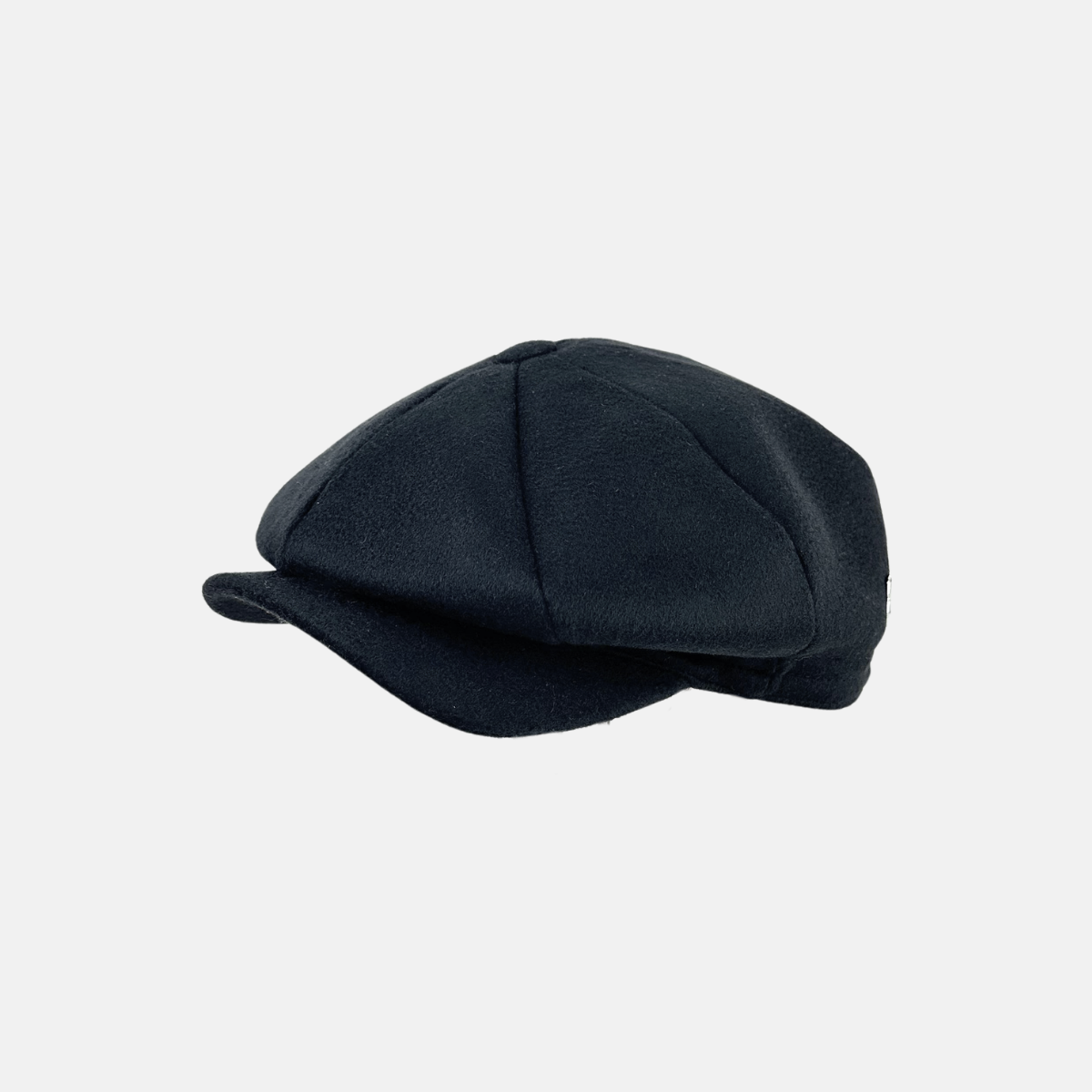 Bruno Carlo Wool Baseball Cap with Ear Flaps in Black - Big Bag NY