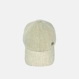 Bruno Carlo Wool Baseball Cap with Ear Flaps in Ivory - Big Bag NY