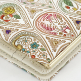 Bunkoya Oozeki Flowers and Cats Billfold with Clasp3 - Big Bag NY