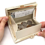 Bunkoya Oozeki Flowers and Cats Billfold with Clasp8 - Big Bag NY