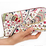 Bunkoya Oozeki Glossy Hearts Zippered Long Wallet4 - Big Bag NY