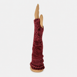 Butapana Fingerless Armwarmer Wool Glove in Burnt Orange - Big Bag NY