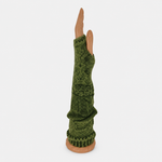 Butapana Fingerless Armwarmer Wool Glove in Moss Green - Bg Bag NY