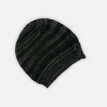 Butapana Oversized Cotton Beret Beanie in Black - Big Bag NY