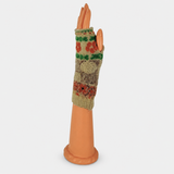 Butapana Short Fingerless Wool Glove in Beige - Big Bag NY

