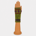 Butapana Short Fingerless Wool Glove in Green - Big Bag NY