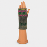 Butapana Short Fingerless Wool Glove in Grey - Big Bag NY