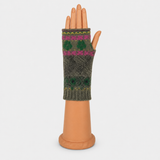 Butapana Short Fingerless Wool Glove in Grey - Big Bag NY