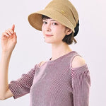 CA4LA - Sunshine Raffia Visor Sun Hat - BIg Bag NY