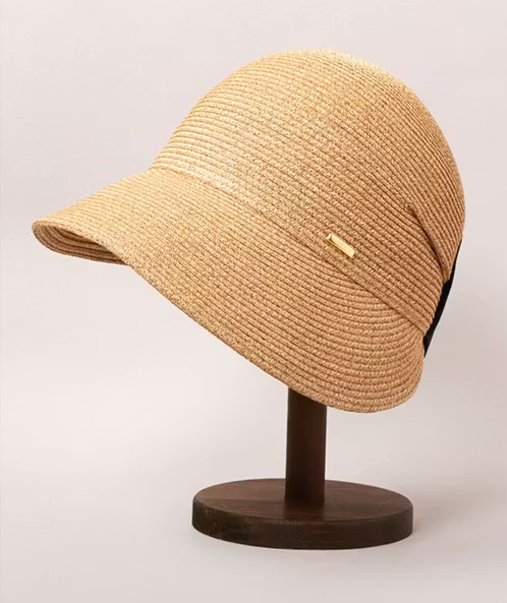 CA4LA - Sunshine Raffia Visor Sun Hat - Big Bag NY