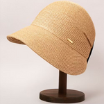 CA4LA - Sunshine Raffia Visor Sun Hat - Big Bag NY