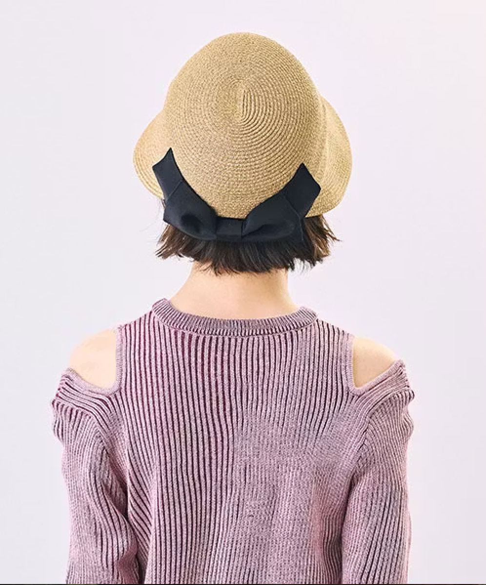CA4LA - Sunshine Raffia Visor Sun Hat - BIg Bag NY