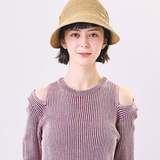 CA4LA - Sunshine Raffia Visor Sun Hat - BIg Bag NY