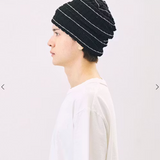 CA4LA Calme Striped Knit Cap - Big Bag NY