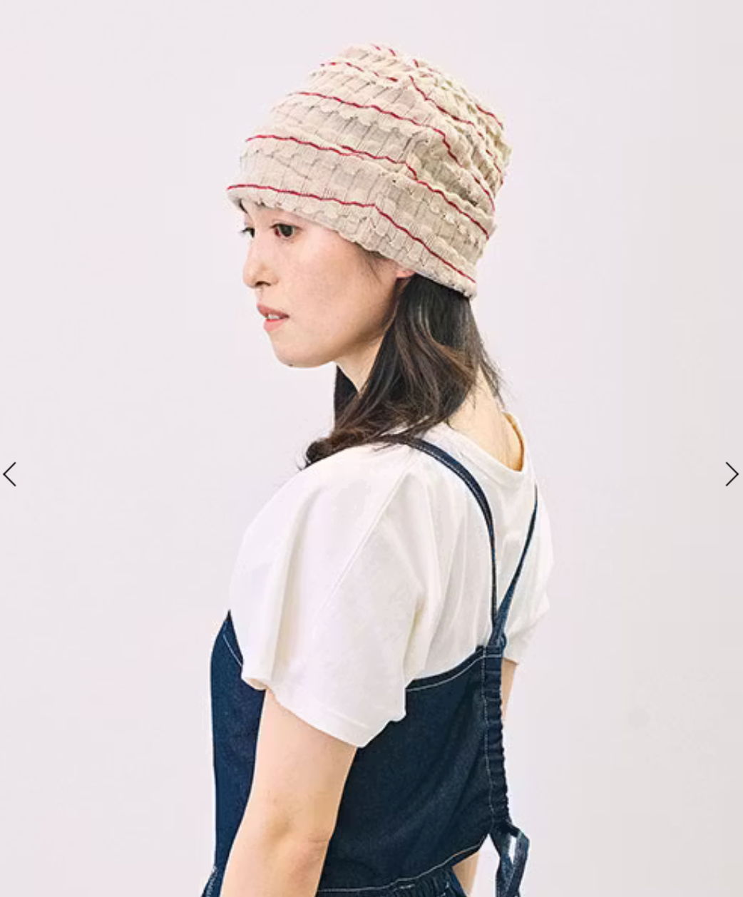 CA4LA Calme Striped Knit Cap - Big Bag NY