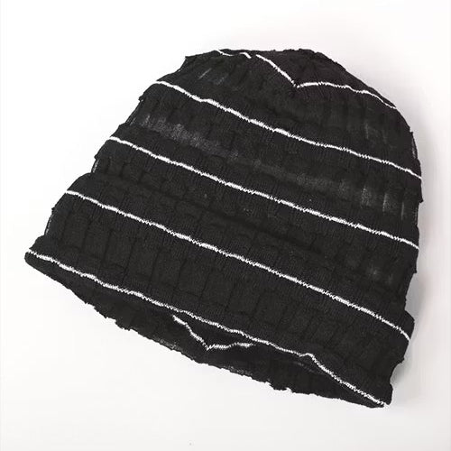 CA4LA Calme Striped Knit Cap - Big Bag NY