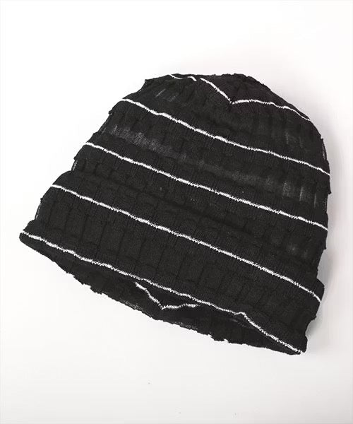 CA4LA Calme Striped Knit Cap - Big Bag NY