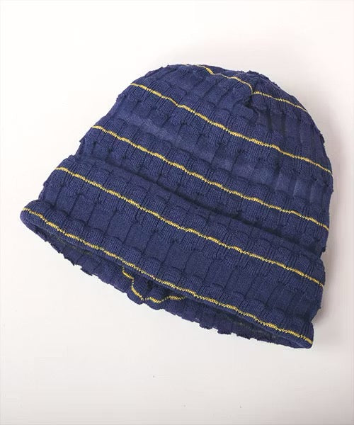 CA4LA Calme Striped Knit Cap - Big Bag NY