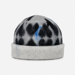 CA4LA Patterned Heart Knit Beanie in White - Big Bag NY