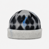 CA4LA Patterned Heart Knit Beanie in White - Big Bag NY