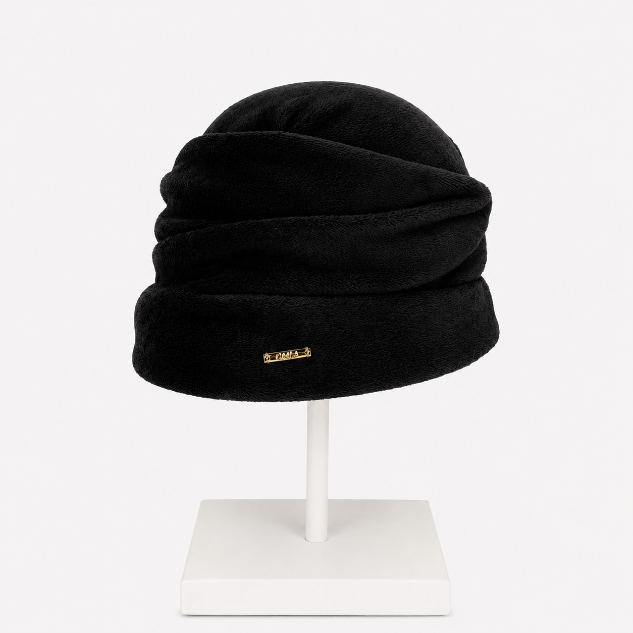 CA4LA Priscilla Ruched Velvet Fur Beanie - Big Bag NY