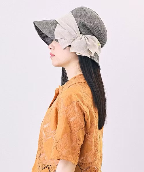 CA4LA Retro Raffia Cloche Gray - Big Bag NY