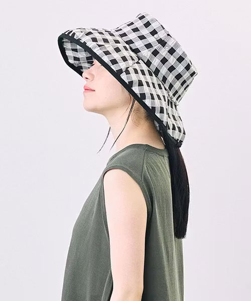 CA4LA Viche Gingham Wide Brim Hat - Big Bag NY
