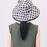 CA4LA Viche Gingham Wide Brim Hat - Big Bag NY