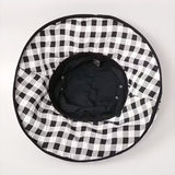 CA4LA Viche Gingham Wide Brim Hat - Big Bag NY