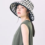 CA4LA Viche Gingham Wide Brim Hat - Big Bag NY