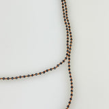 Small Black Spinel Necklace