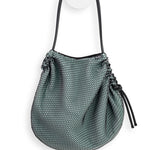 InZu COCCÓ Neo Tote in Black and Mint Hive - Big Bag NY