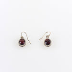 Danielle Welmond Caged Garnet Earrings - Big Bag NY