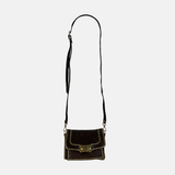 Campomaggi AGNESE Studded Shoulder Bag in Dark Brown - Big Bag NY