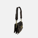 Campomaggi AGNESE Studded Shoulder Bag in Dark Brown - Big Bag NY