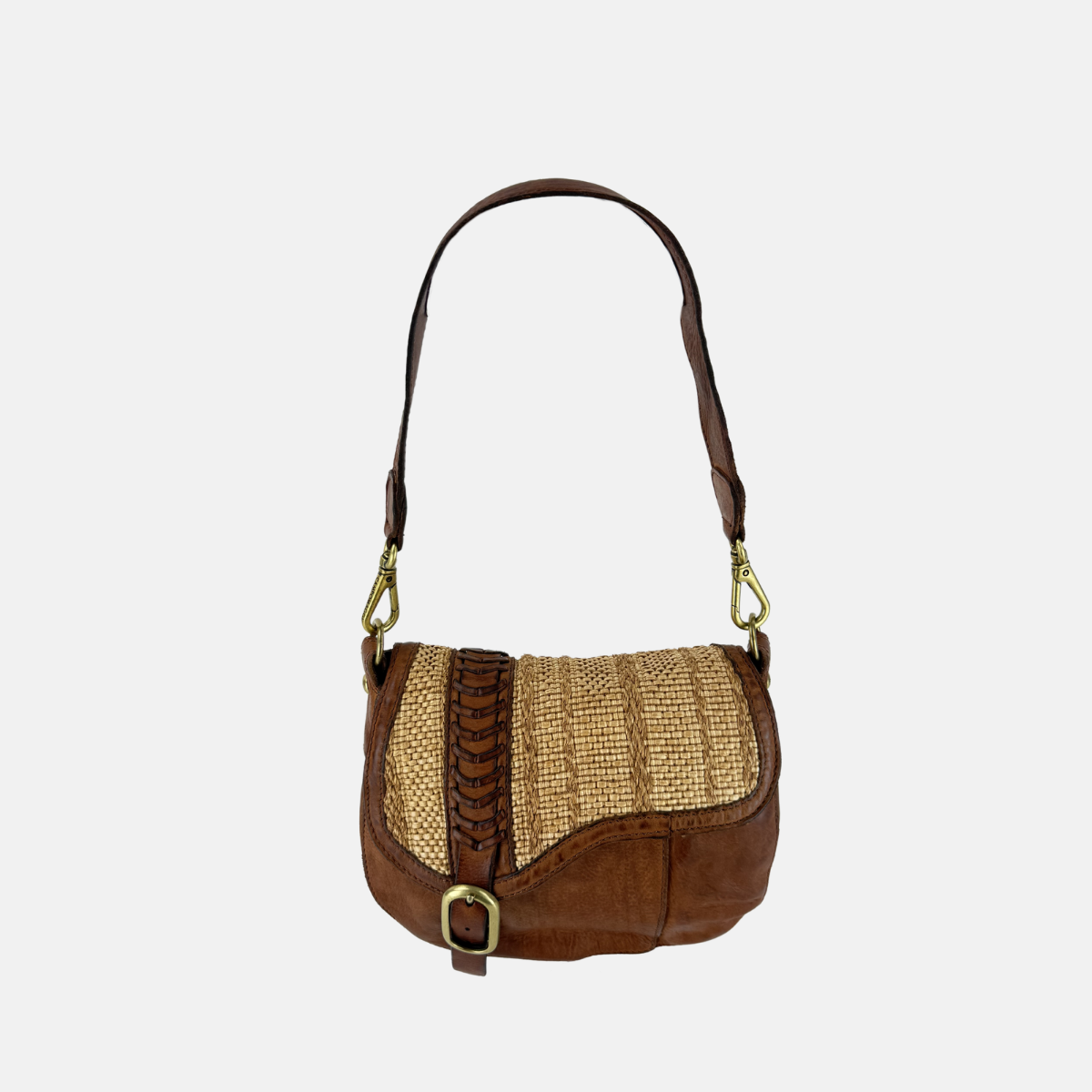 Campomaggi GIOACHINA Crossbody Bag in Raffia - Big Bag NY