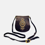 Campomaggi Giada Small Studded Flap Crossbody in Brown - Big Bag NY